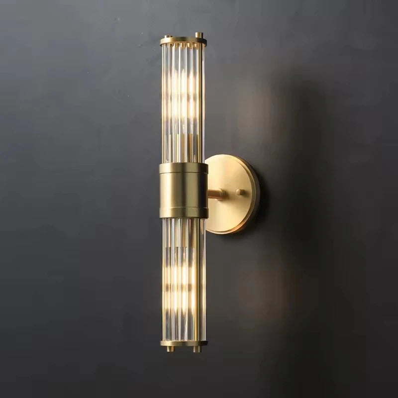 Modern Crystal Led Brass Wall Light Bedroom Living Room Corridor Dining Room Lighting Decoration Indoor Decoration Wall Lamps