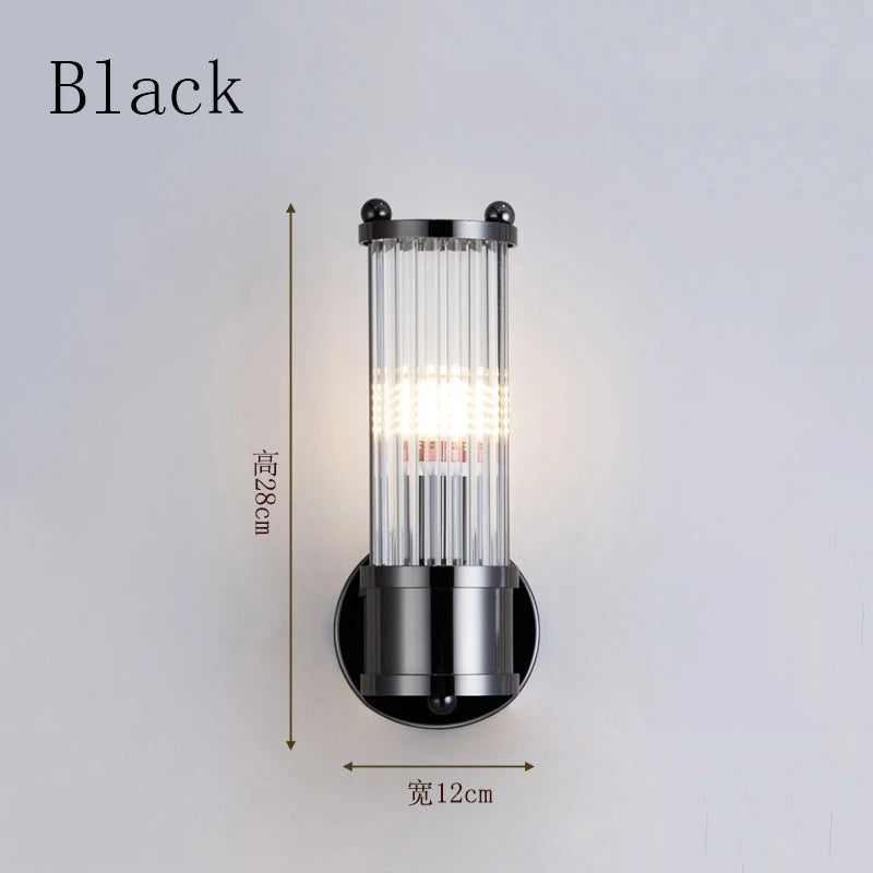 Modern Crystal Led Brass Wall Light Bedroom Living Room Corridor Dining Room Lighting Decoration Indoor Decoration Wall Lamps