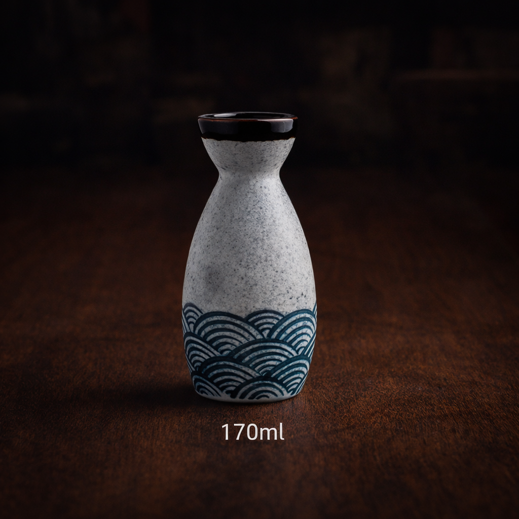 Japanese Sake Set Ceramic Bar Sets(Bottle and Cup)Household Wine Separator Baijiu Cups Restaurant Wine Appliance Relocation Gift