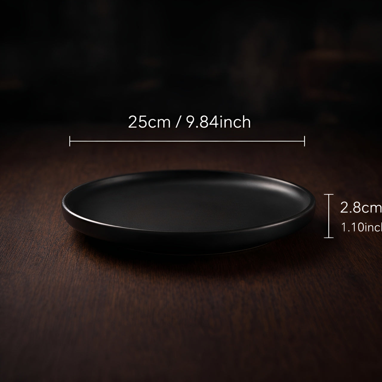 Ceramics Plate Set Home Black Plates Dishes Japanese Style Dinnerware Set Kitchen Decoration Steak Western Food Breakfast Plates